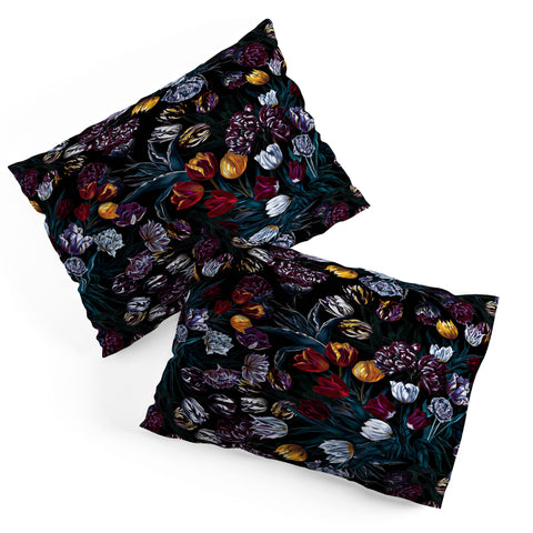 Burcu Korkmazyurek EXOTIC GARDEN NIGHT XIV Pillow Shams