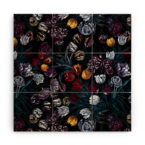 Burcu Korkmazyurek EXOTIC GARDEN NIGHT XIV Wood Wall Mural