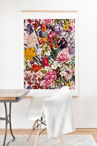Burcu Korkmazyurek Exotic Garden Summer Art Print And Hanger