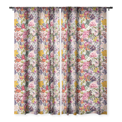 Burcu Korkmazyurek Exotic Garden Summer Sheer Window Curtain
