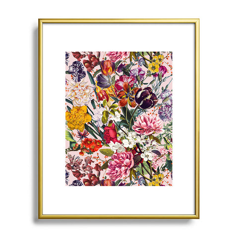 Burcu Korkmazyurek Exotic Garden Summer Metal Framed Art Print