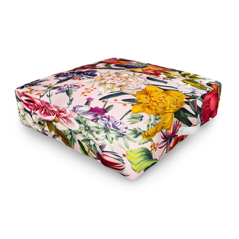 Burcu Korkmazyurek Exotic Garden Summer Outdoor Floor Cushion