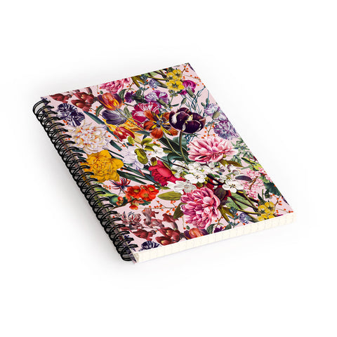 Burcu Korkmazyurek Exotic Garden Summer Spiral Notebook