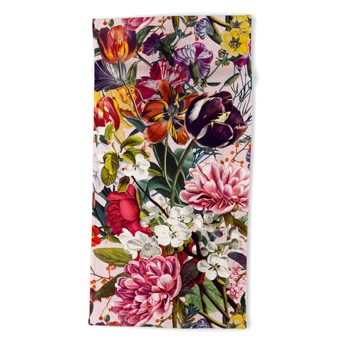 Burcu Korkmazyurek Exotic Garden Summer Beach Towel