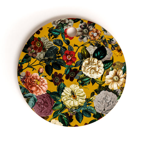 Burcu Korkmazyurek Exotic Garden V Cutting Board Round