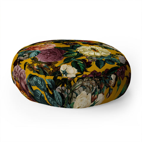 Burcu Korkmazyurek Exotic Garden V Floor Pillow Round