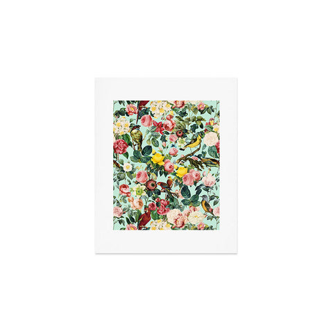 Burcu Korkmazyurek Floral and Birds III Art Print