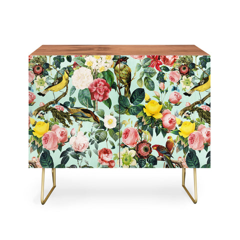 Burcu Korkmazyurek Floral and Birds III Credenza