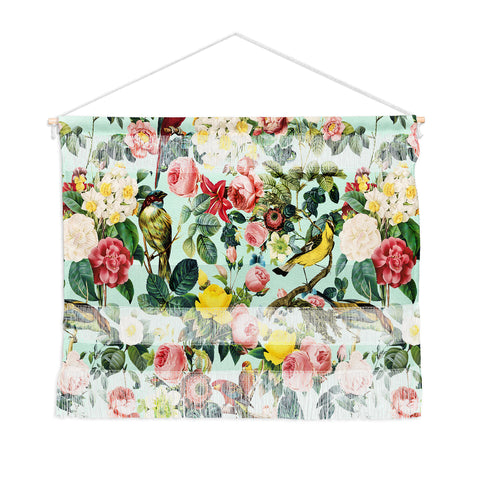 Burcu Korkmazyurek Floral and Birds III Wall Hanging Landscape