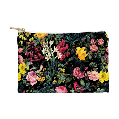 Burcu Korkmazyurek Floral and Birds Pattern Pouch
