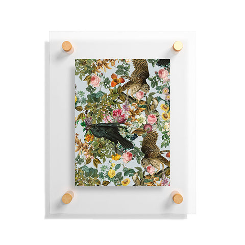 Burcu Korkmazyurek FLORAL AND BIRDS VI Floating Acrylic Print