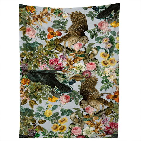 Burcu Korkmazyurek FLORAL AND BIRDS VI Tapestry