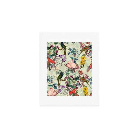 Burcu Korkmazyurek Floral and Birds VIII Art Print