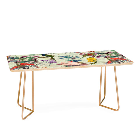 Burcu Korkmazyurek Floral and Birds VIII Coffee Table