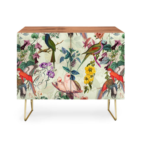 Burcu Korkmazyurek Floral and Birds VIII Credenza