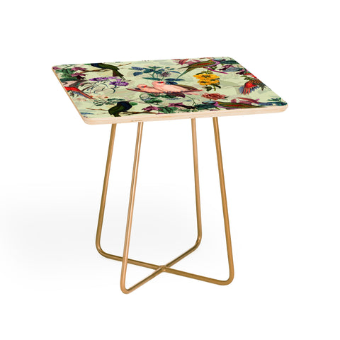 Burcu Korkmazyurek Floral and Birds VIII Side Table
