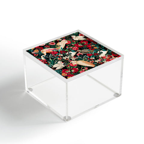 Burcu Korkmazyurek FLORAL AND BIRDS XIV Acrylic Box