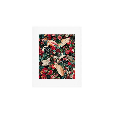 Burcu Korkmazyurek FLORAL AND BIRDS XIV Art Print