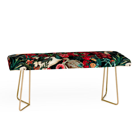 Burcu Korkmazyurek FLORAL AND BIRDS XIV Bench