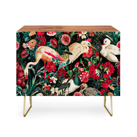 Burcu Korkmazyurek FLORAL AND BIRDS XIV Credenza