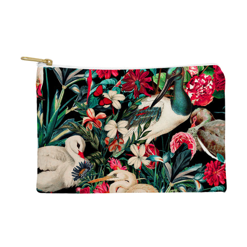 Burcu Korkmazyurek FLORAL AND BIRDS XIV Pouch