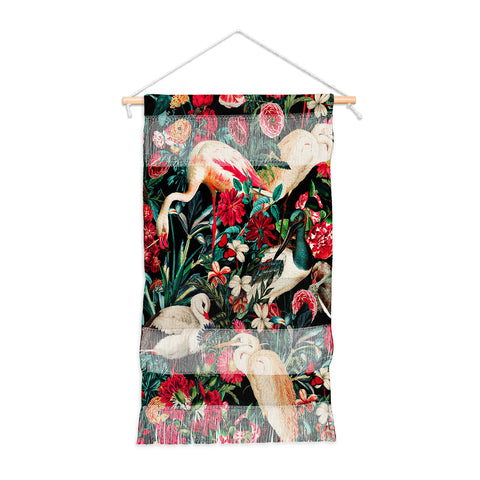 Burcu Korkmazyurek FLORAL AND BIRDS XIV Wall Hanging Portrait