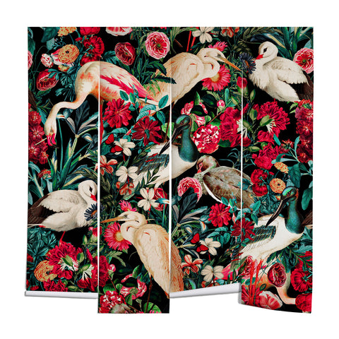 Burcu Korkmazyurek FLORAL AND BIRDS XIV Wall Mural