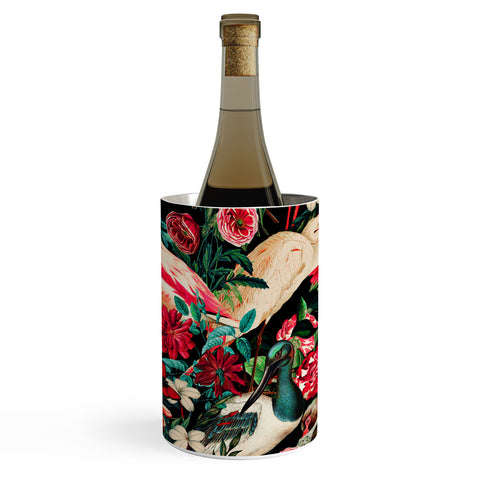 Burcu Korkmazyurek FLORAL AND BIRDS XIV Wine Chiller
