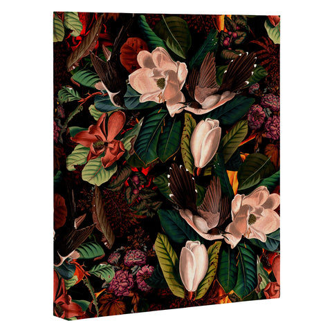 Burcu Korkmazyurek FLORAL AND BIRDS XXI Art Canvas