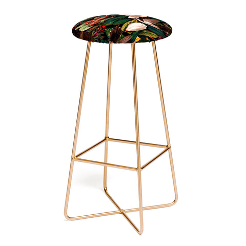 Burcu Korkmazyurek FLORAL AND BIRDS XXI Bar Stool