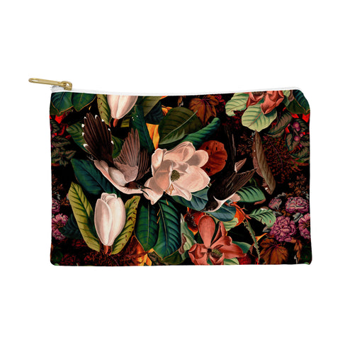 Burcu Korkmazyurek FLORAL AND BIRDS XXI Pouch