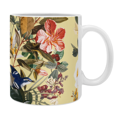 Burcu Korkmazyurek Floral and Birds XXIX Coffee Mug