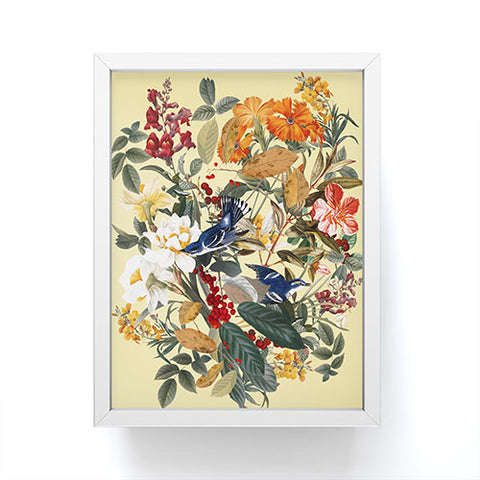 Burcu Korkmazyurek Floral and Birds XXIX Framed Mini Art Print