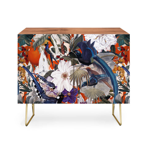 Burcu Korkmazyurek Floral and Birds XXVI Credenza