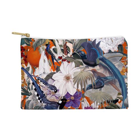 Burcu Korkmazyurek Floral and Birds XXVI Pouch