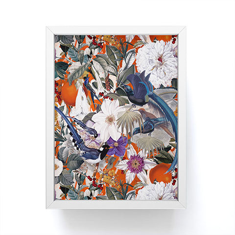 Burcu Korkmazyurek Floral and Birds XXVI Framed Mini Art Print