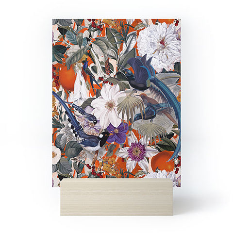 Burcu Korkmazyurek Floral and Birds XXVI Mini Art Print