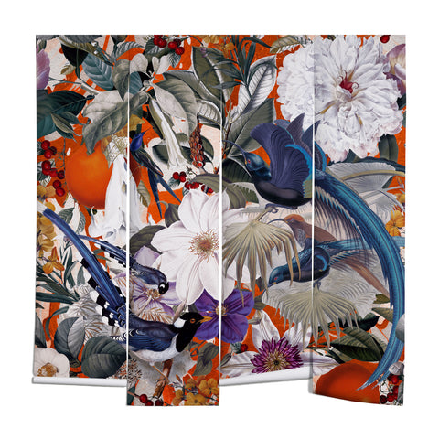 Burcu Korkmazyurek Floral and Birds XXVI Wall Mural