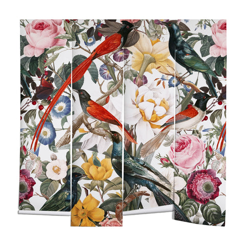 Burcu Korkmazyurek Floral and Birds XXXV Wall Mural