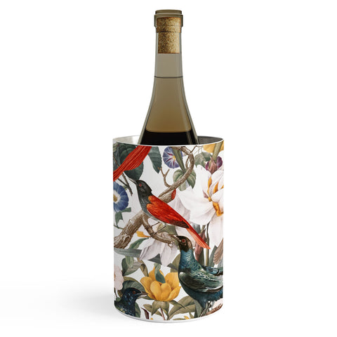 Burcu Korkmazyurek Floral and Birds XXXV Wine Chiller