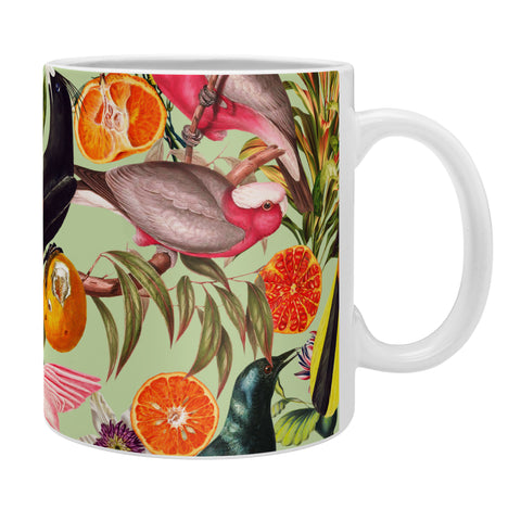 Burcu Korkmazyurek Floral and Birds XXXVII Coffee Mug