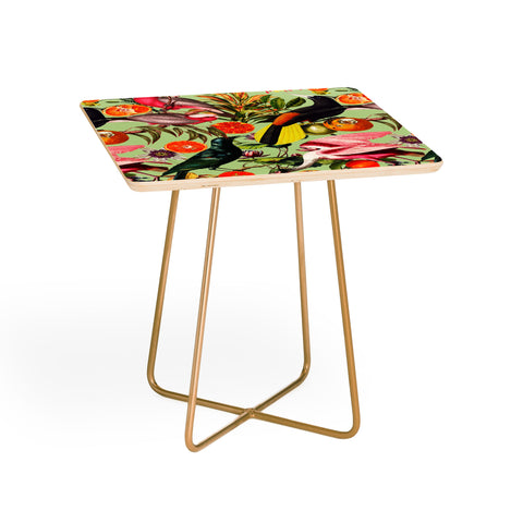 Burcu Korkmazyurek Floral and Birds XXXVII Side Table