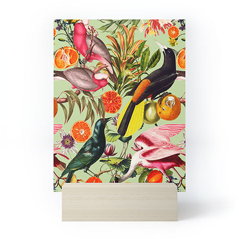Burcu Korkmazyurek Floral and Birds XXXVII Mini Art Print