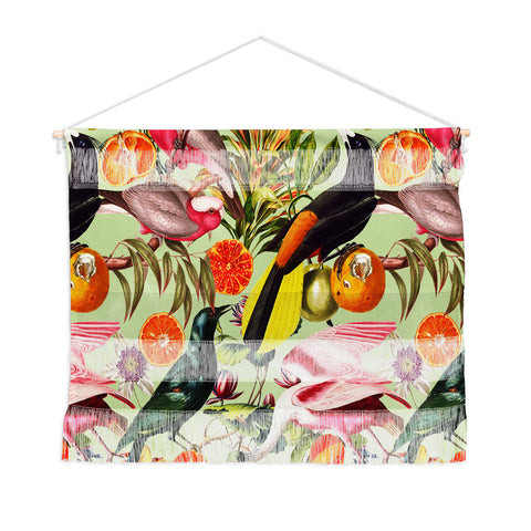 Burcu Korkmazyurek Floral and Birds XXXVII Wall Hanging Landscape