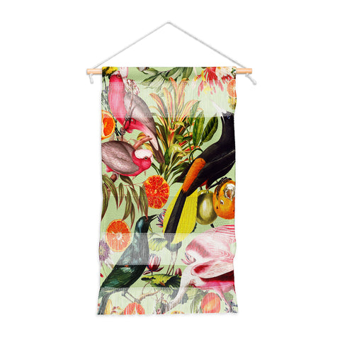 Burcu Korkmazyurek Floral and Birds XXXVII Wall Hanging Portrait