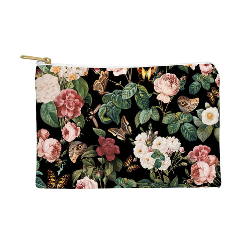 Burcu Korkmazyurek Floral and Butterflies Pouch