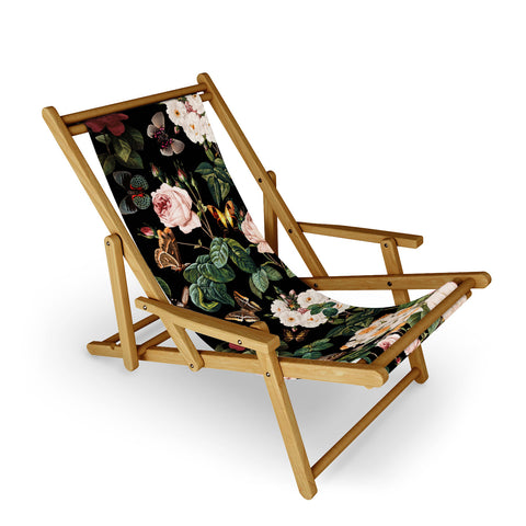 Burcu Korkmazyurek Floral and Butterflies Sling Chair