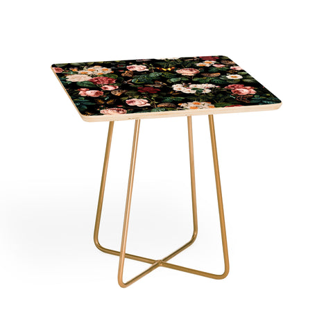 Burcu Korkmazyurek Floral and Butterflies Side Table