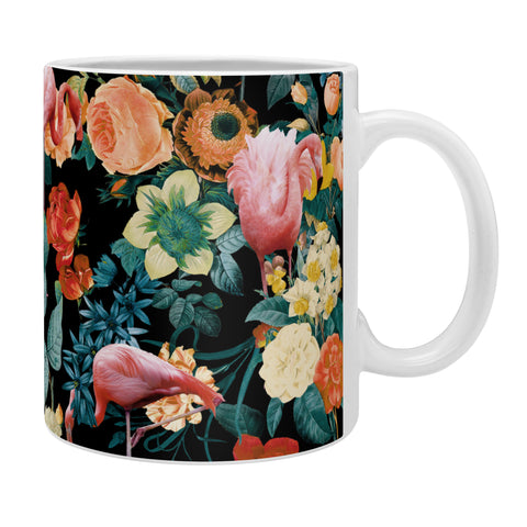 Burcu Korkmazyurek Floral and Flamingo II Coffee Mug