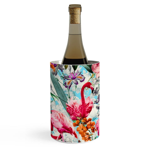 Burcu Korkmazyurek Floral and Flamingo VII Wine Chiller